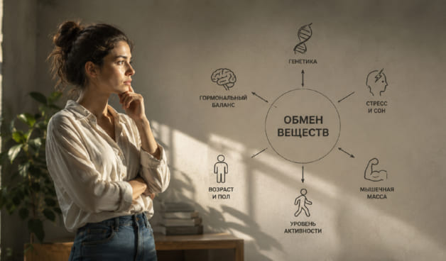 Связь метаболизма, питания и расхода энергии