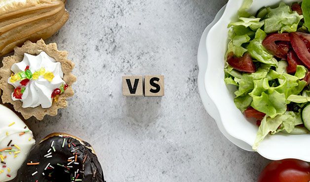 Сравнение двух подходов к организации питания