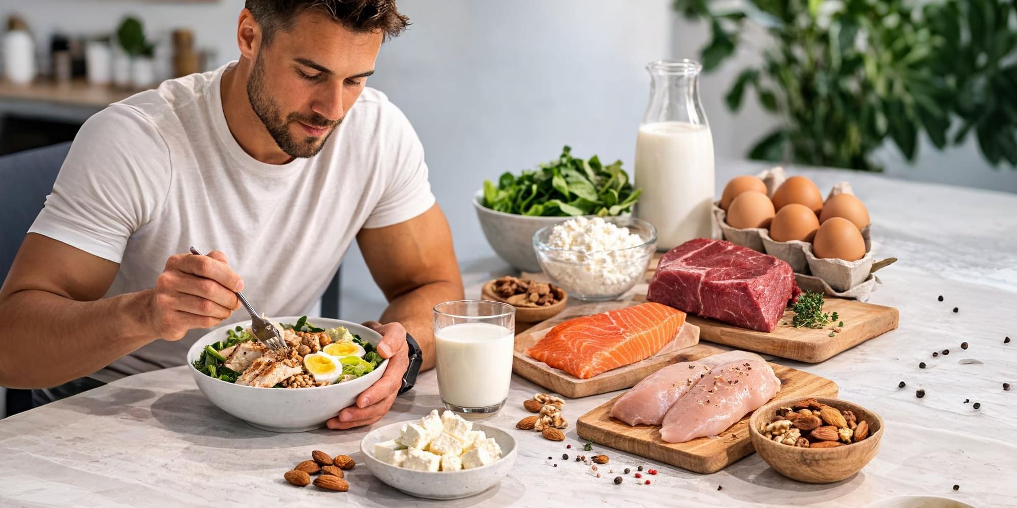 Высокобелковая диета для мужчин: рацион и рекомендации