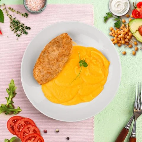 chicken-zrazy-with-egg-herbs-pumpkin-puree