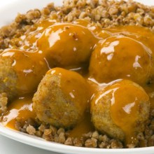 обед Мясные тефтельки под красным соусом с гречкой базовое меню Диета Елены Малышевой