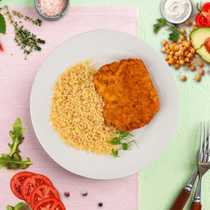 Отбивная из индейки с кус-кусом ЕМ Диета